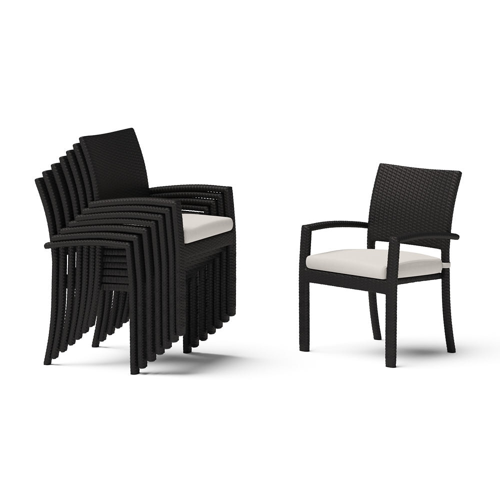 Portofino® Comfort 8pc Sunbrella® Outdoor Dining Chairs - Dove Gray